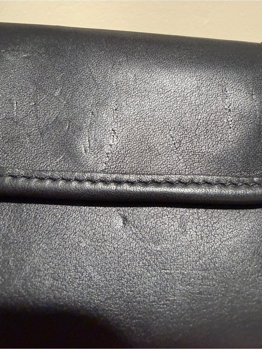 Vintage Coach Black Leather Jewelry Case Organizer Travel Roll Pouch Flap Wallet - Picture 6 of 6